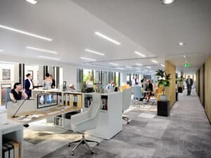 Formation SST en entreprise tertiaire dans une salle de réunion de bureaux